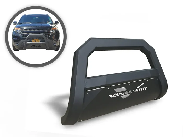VGUBG-1763-0917BK Steel Optimus Front Bull Bar 01-06 Acura MDX, 03-08 Honda Pilot