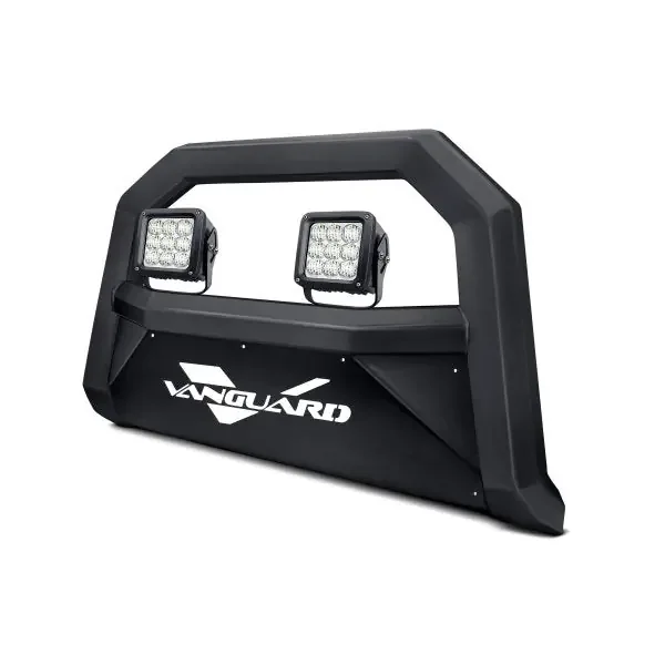 VGUBG-1890-1788BK-4LED Optimus Wide Bull Bar 11-24 Dodge Durango, 11-20 Jeep Grand Cherokee