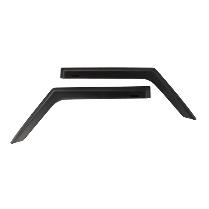 Window Visors, Matte Black 18-21 Jeep Wrangler JL 2-Dr