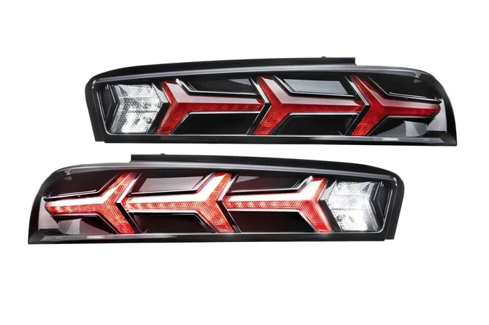 XB LED Red Lambo Style Tail Lights 16-18 Chevrolet Camaro