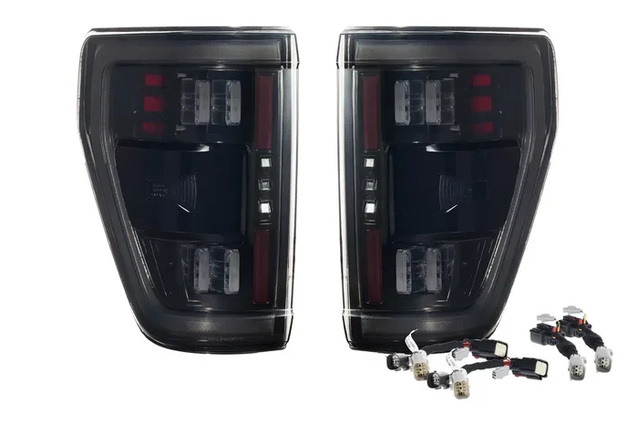 XB LED Tail Lights (Pair / BLIS / Smoked) 21-24 Ford F150