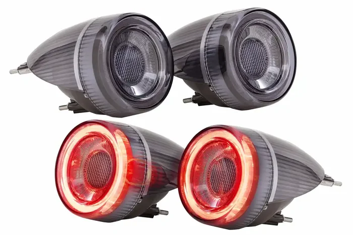 XB LED Tail Lights (Set/Smoked) 05-10 Ferrari F430