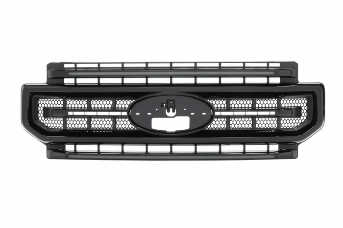 XBG LED Grille (Gloss Black / Amber DRL) 20-22 Ford Super Duty