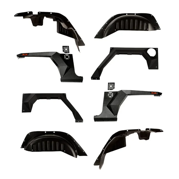 XHD Armor Fender Kit, Liner 07-18 Jeep Wrangler JK, 2 Door