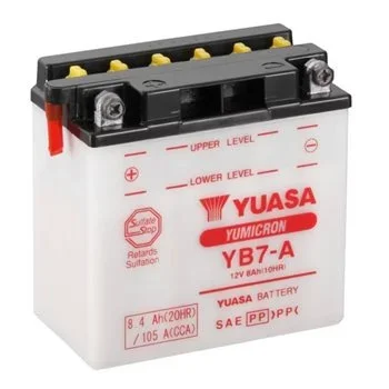 Yuasa Batteries YB7-A With Acid