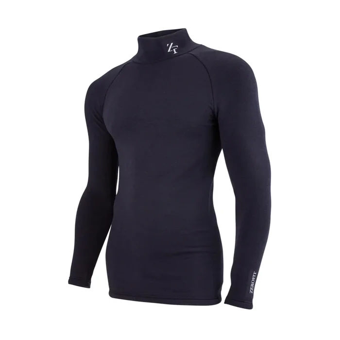 Zerofit Ultimate Heatrub Long Sleeve Baselayer Top – Navy