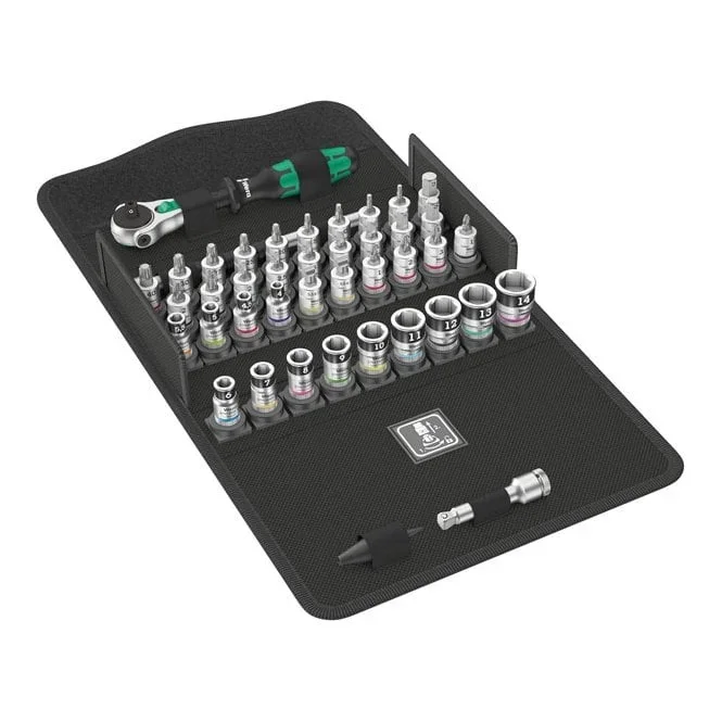 Zyklop Ratchet Kit 42 Pcs. 1/4″ Drive Metric Sizes